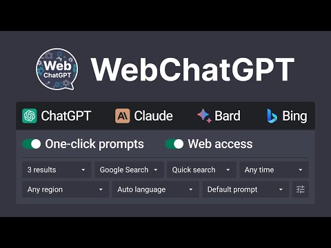 WebChatGPT: ChatGPT with internet access