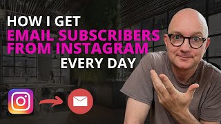 HOW I GET EMAIL SIGNUPS FROM INSTAGRAM ( List Building )