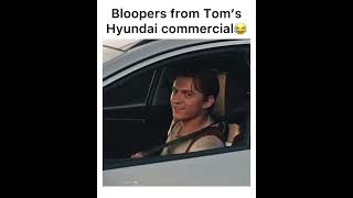Bloopers from Tom Holland's Hyundai commercial he's always funny Movie Uncharted Sony Pictures video
