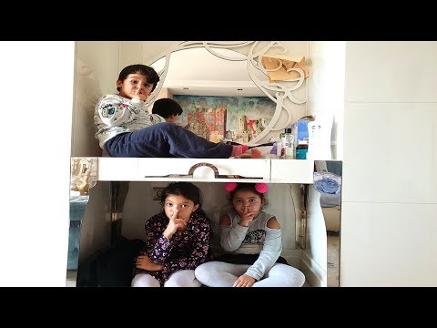 En Komik Saklambaç - Öykü and Masal hide and seek! Funny Kids Video