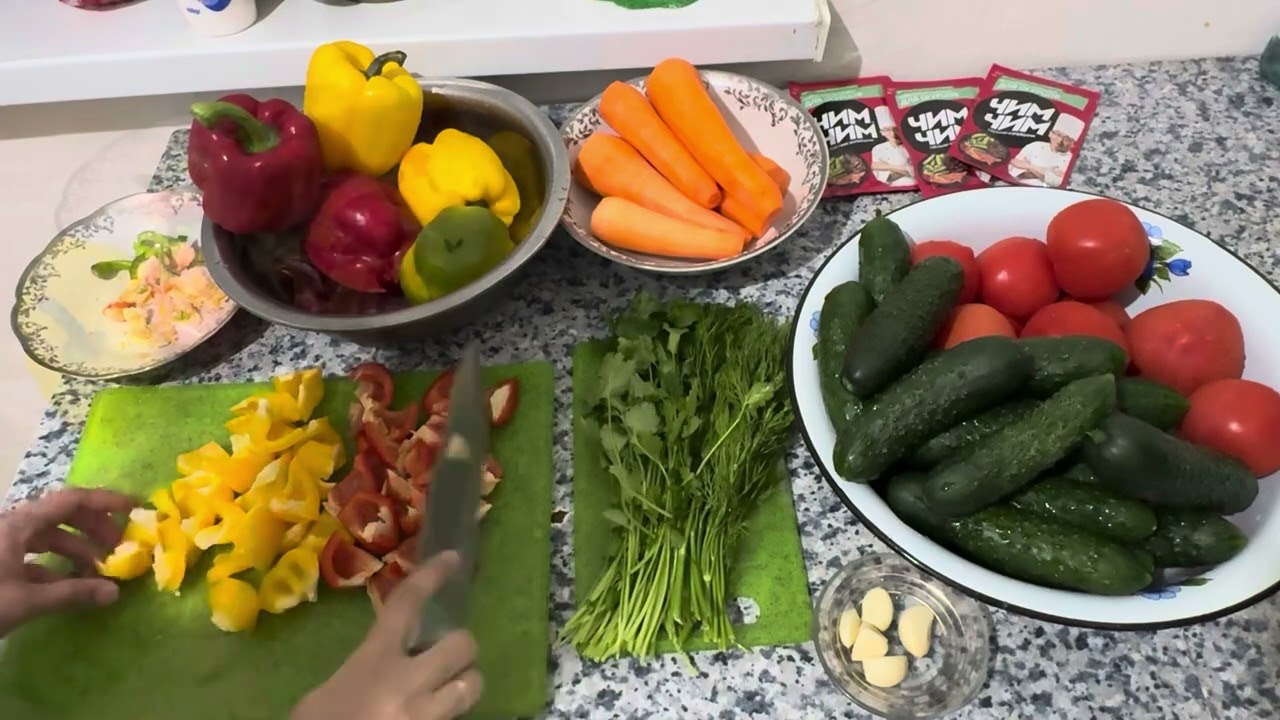 😱Мұндай дәмді салат жеп көрмедің. Байқа тіліңді қосып жұтып қойма🤭😁