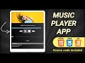 Custom Audio Player with HTML, CSS & Javascript | Bootstrap & JQuery | 100% Working Custom Audio Player with HTML, CSS & Javascript | Bootstrap & JQuery | 100% Working
