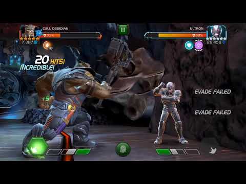 Cull Obsidian MCOC 100k damage - Uncollected Ultron Takedown