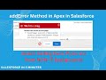 apex coding in salesforce || AddError Method Salesforce || Apex Crash Course Part 24