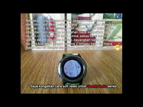 garmin fenix soft reset