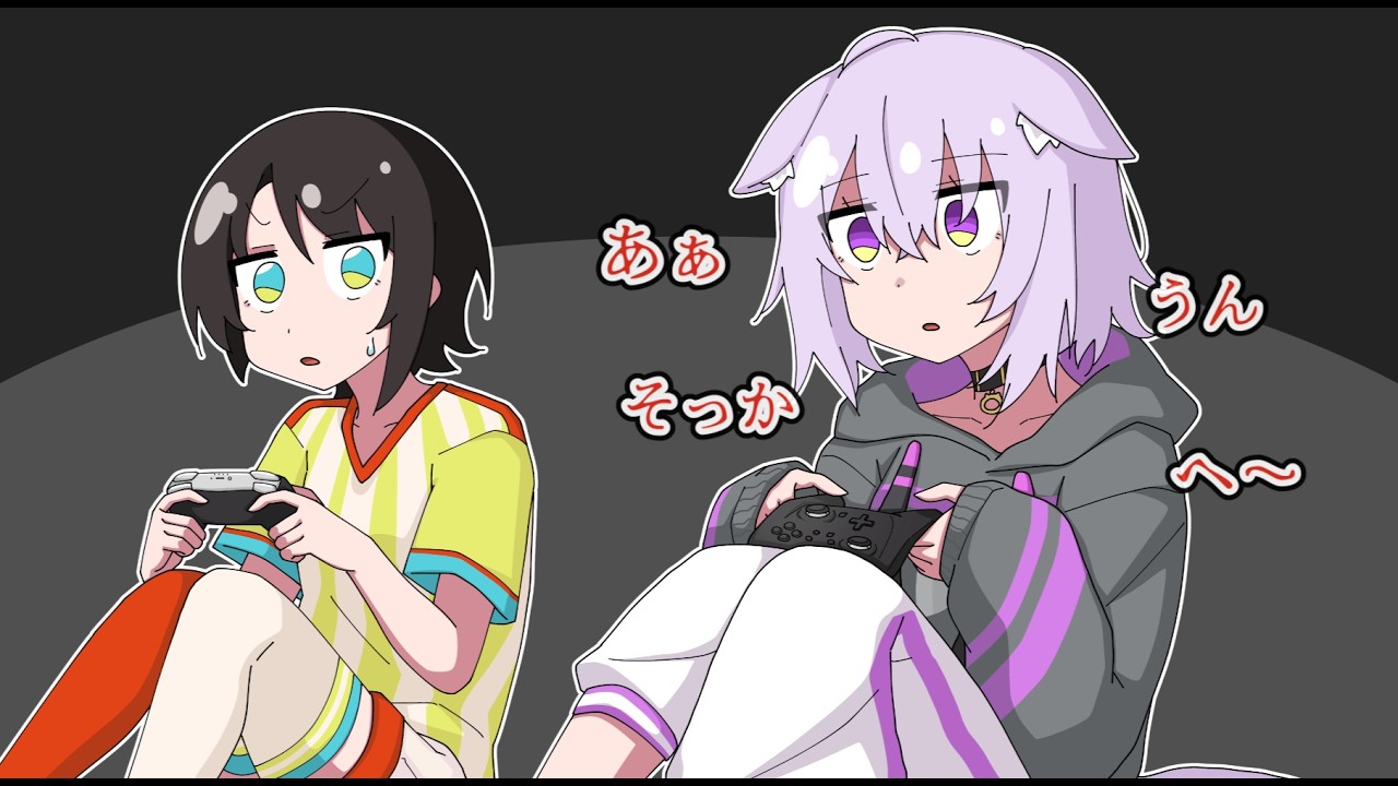 【手描き】おかゆんが禁欲すると？【大空スバル/猫又おかゆ/星街すいせい/すばおかすい/ホロライブ/切り抜き】