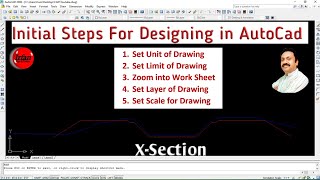 How to Draw Canal Cross Section from Excel to AutoCAD