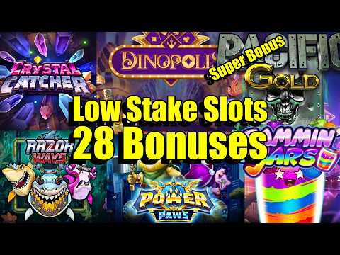 Thumbnail for video: Wednesday Slots, Mostly Push Gaming, Dino PD, Dinopolis, Razor Ways & Much More
