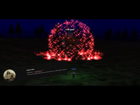 Celebrating 1k subs by fighting a hill giant!!