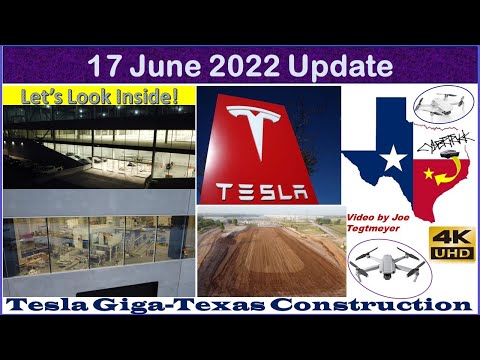 Tesla Gigafactory Texas 17 June 2022 Cyber Truck & Model Y Factory Construction Update (06:25AM)
