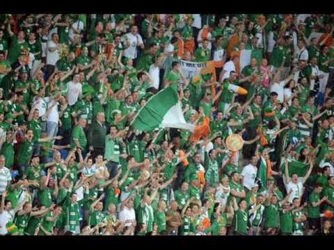 Kibice Irlandii Euro2012 // Irish fans singing The Fields of Athenry vs Spain Euro 2012