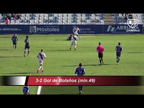 @RVMOficial Goles del CD Móstoles URJC 4 - Rayo B 3