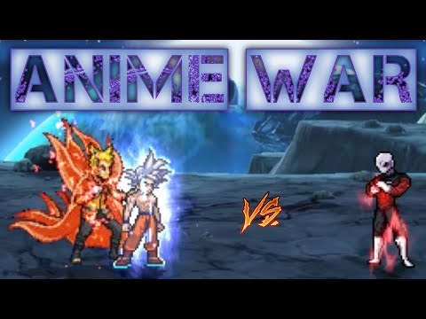 Goku MUI & Naruto Baryon Mode V3 VS Jiren OP in Jump Force Mugen