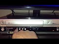 Demonstration On My Panasonic VCR DVD Combo On My Robin Hood 1994 VHS Version 2