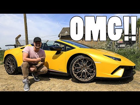 FIRST DRIVE IN 2018 LAMBORGHINI PERFORMANTE SPYDER!!