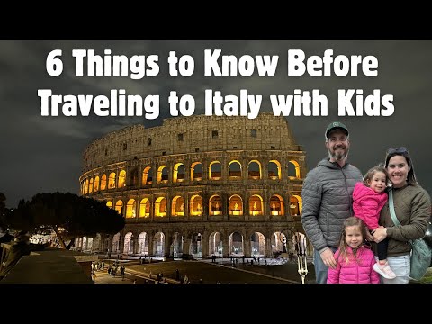 6 Things to Know Before Traveling to Italy with Kids | Car seats, strollers, safety & MORE!