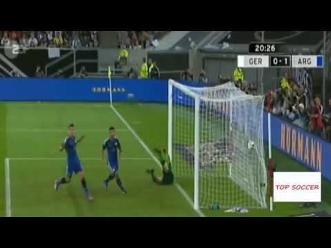 Argentina vs Germany 4-2 All Goals ( 3-9-2014 ) friendly match