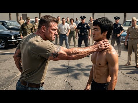 250 lb Ex-Marine Grabbed Bruce Lee By The Throat "Prove It Kid!" — San Diego 1966 — 4 Seconds