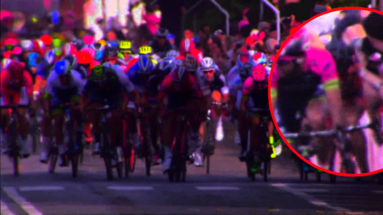 Alberto Contador's Giro d'Italia stage 6 crash - YouTube