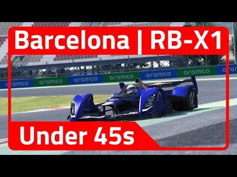 Barcelona in Under 45 Seconds Redbull X1 Onboard