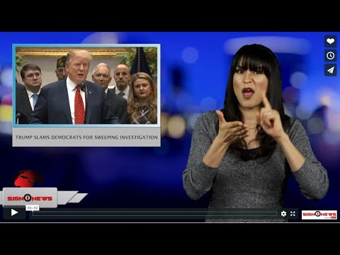 Trump slams Democrats for sweeping investigation (ASL - 3.6.19)