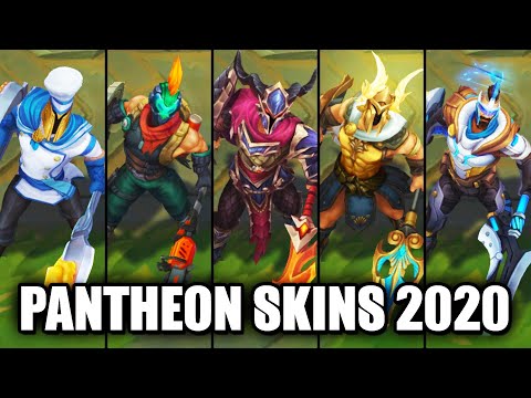 All Pantheon Skins Spotlight 2020 (League of Legends)