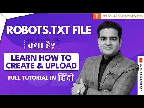 What is Robots txt in SEO | How to Create and Upload Robots txt File | SEO Course in Hindi Free