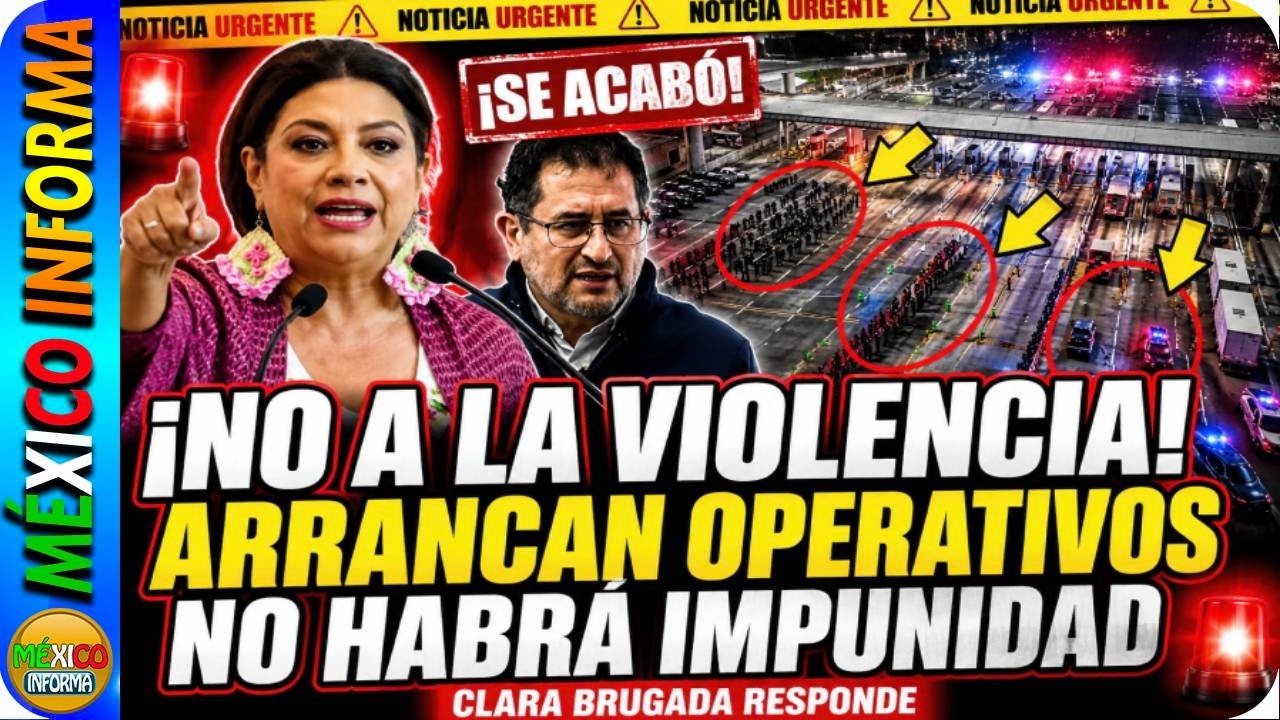 AUMENTAN LAS MANIFESTACIONES. YA ESTÁN LISTOS LOS OPERATIVOS. NO TOLERAREMOS PROVOCACIONES.
