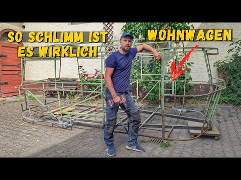 WIR VERZWEIFELN am 40 Jahre alten Wohnwagen | Mehr Arbeit als gedacht am Hymer Eriba Touring Troll