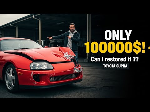 I Bought a Dream Toyota Supra for Almost Nothing 😱 | Accidented Supra Full ASMR Restoration