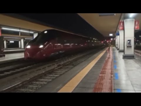 Italo 8134 Da Reggio Calabria C.le - Torino P.N. arriva al binario 11 con etr 675.01