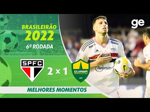 Gols e lances de São Paulo x Cuiabá