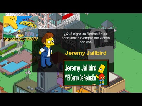 Los Simpson Springfield "Black Friday 2018: Cap. 18 - Jeremy Jailbird y el Centro de Reclusión" Tony