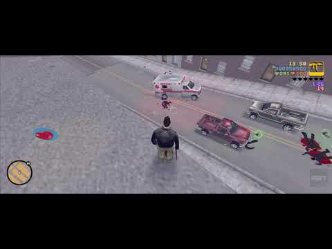 #16 GTA 3 Ultrawide 110%: 3rd Rampage - 20 Mafia in 120 sec with AK47 (No Commentary)