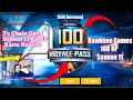 Rawknee Games Maxing 100 RP Season 11 Pubg Mobile || Rawknee Games Buying 1 RP To 100 RP Of Season11