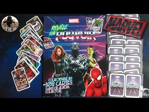 MARVEL - Captain Marvel: I open Marvel card boosters and I discover the collector album