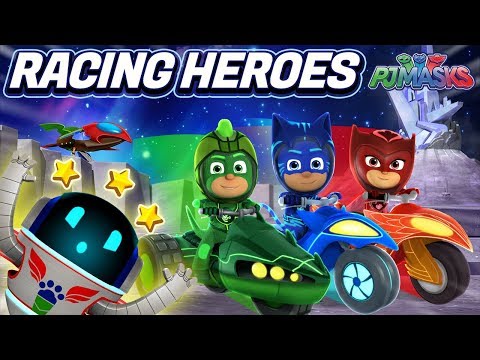 PJ Masks Racing Heroes - New Game! - YouTube