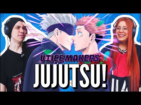 VOICE MAKERS - COMI O DEDO DO BICHO RUIM E OLHA NO QUE DEU! - JUJUTSU (JOVENS REAGEM)