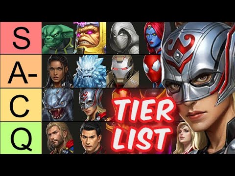 BEST Heroes TIER LIST (July, 249 Characters) - Marvel Future Fight