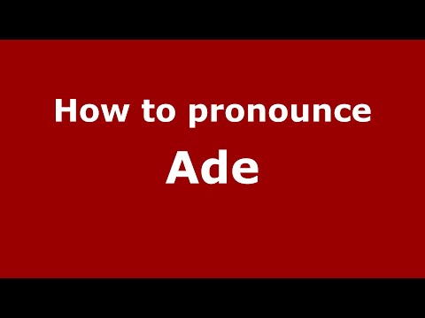 How to pronounce Ade (Indonesia/Indonesian) - PronounceNames.com