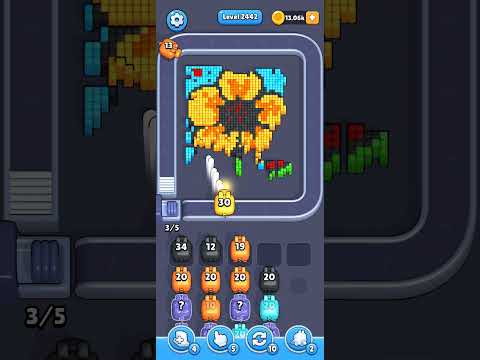 Pixel Flow Level 2442 Walkthrough