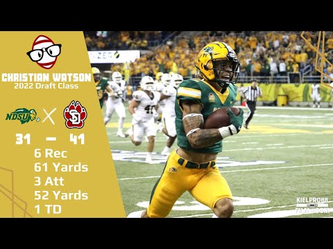 Christian Watson (North Dakota State WR) vs South Dakota (2021)