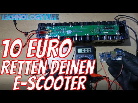 Defekten E-Scooter Akku Reparieren mit ner Powerbank