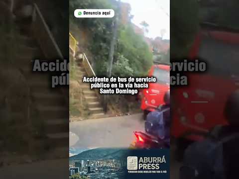 Accidente de tránsito genera alerta en la vía hacia Santo Domingo