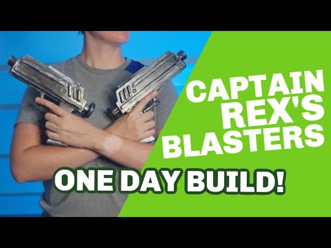 How I Made Captain Rex’s Blasters from FOAM // Captain Rex’s DC-17 Blaster Tutorial
