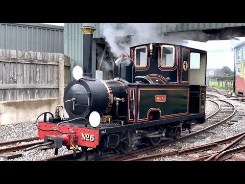 The Gartell Light Railway First Public Open Day For Two Years Sunday 26th September 2021  - 4K