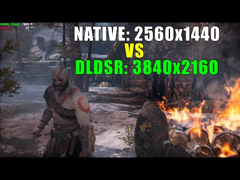 Nvidia DLDSR: 2560x1440 ( Native ) vs 3840x2160 ( DLDSR ) - 5 Games  [RTX 3070]