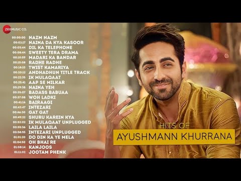 24 Hit songs Of Ayushmann Khurrana - Nazm Nazm, Naina Da Kya Kasoor, Dil Ka Telephone