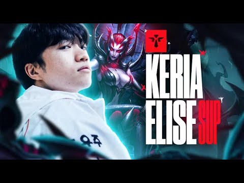 KERIA LOCKS IN ELISE SUPPORT - T1 VS DRX