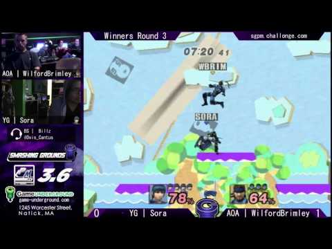 SG at GU 9.2: YG l Sora (Marth) vs. AOA l Wilford Brimley (Snake)